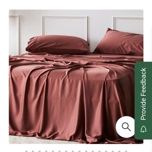 NWT Ettitude King Bamboo Sheet Set (canyon)